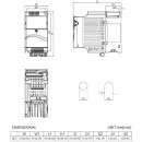 Falownik wektorowy 0,75kW 230VAC Delta Electronics VFD007E21T
